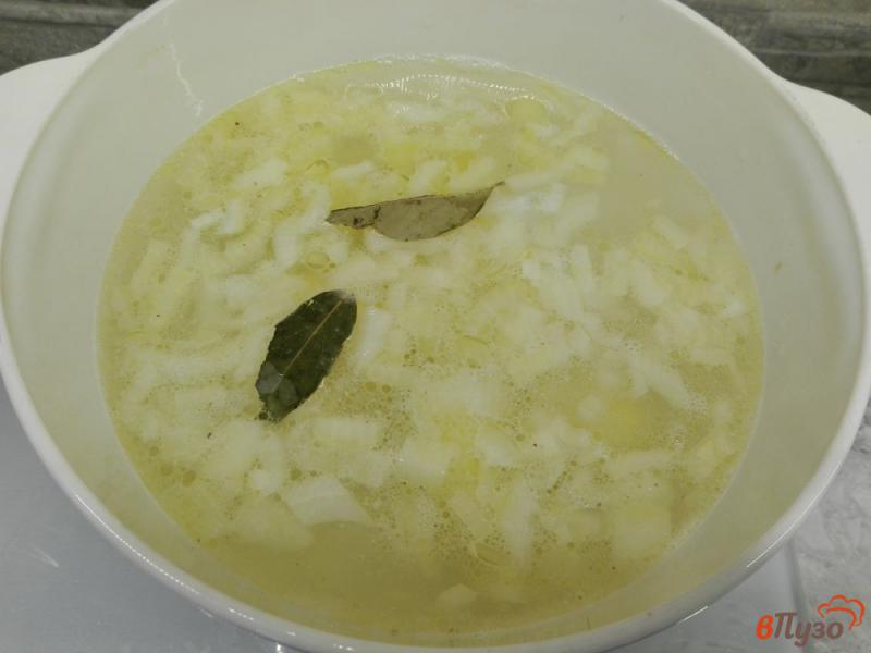 Фото приготовление рецепта: Крем-суп из зеленого горошка шаг №3