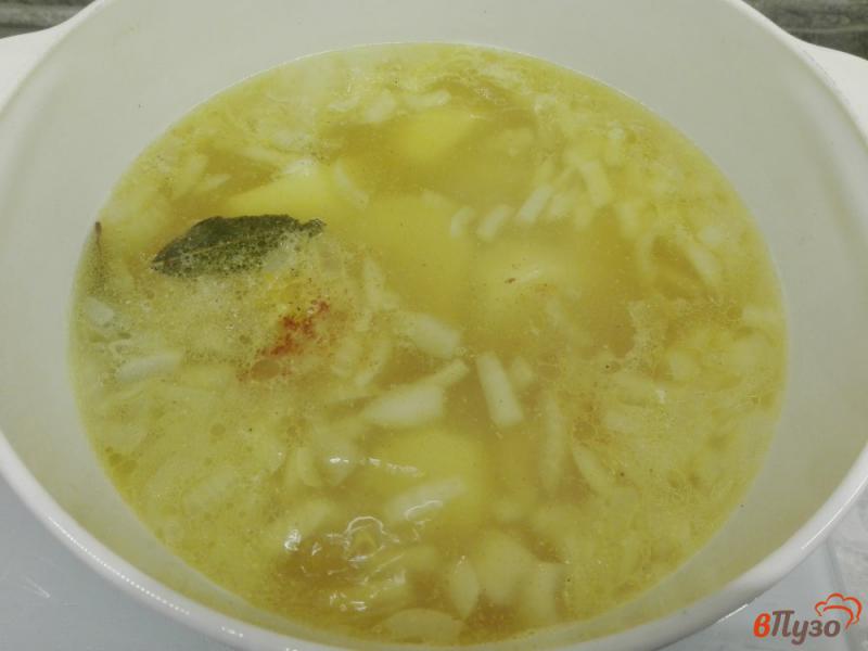 Фото приготовление рецепта: Крем-суп из зеленого горошка шаг №4