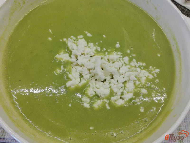 Фото приготовление рецепта: Крем-суп из зеленого горошка шаг №7
