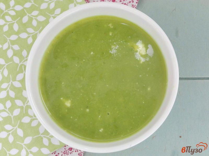 Фото приготовление рецепта: Крем-суп из зеленого горошка шаг №8