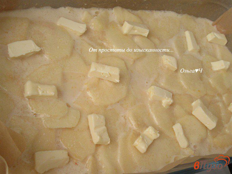 Фото приготовление рецепта: Яблочный пирог сестер Симили шаг №4