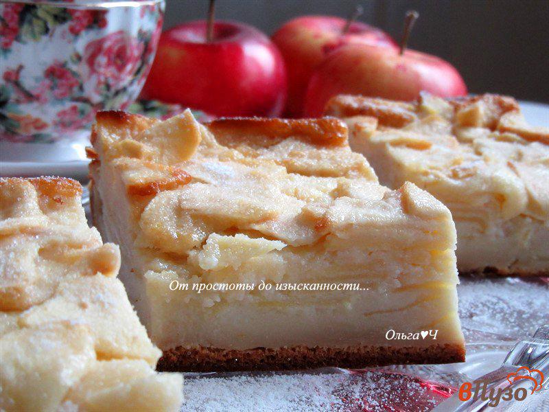 Фото приготовление рецепта: Яблочный пирог сестер Симили шаг №6