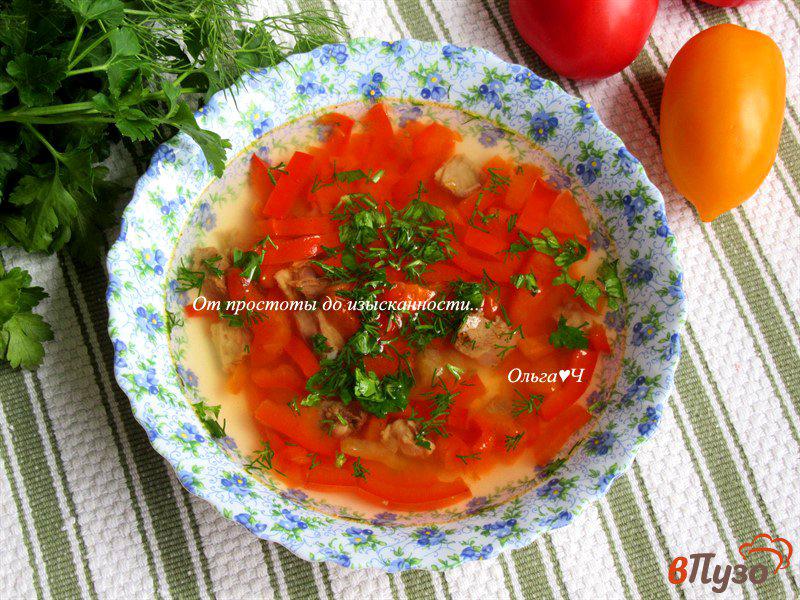 Фото приготовление рецепта: Суп из говядины «Два перца» шаг №7