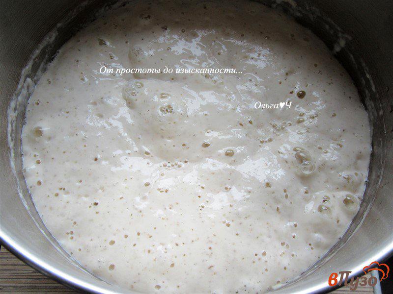 Фото приготовление рецепта: Цельнозерновой сметанный хлеб с гречневой мукой шаг №1