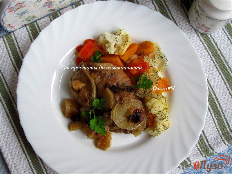 Фото приготовление рецепта: Утка с овощами в мультиварке шаг №6