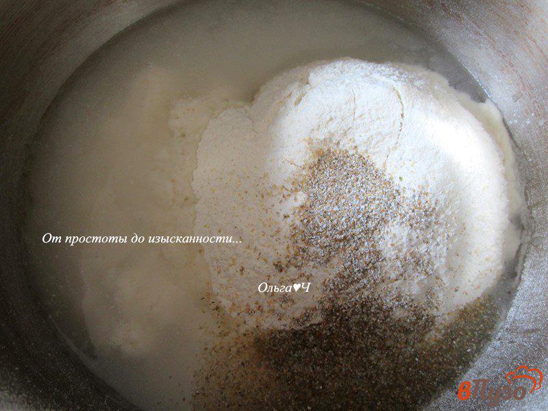 Фото приготовление рецепта: Цельнозерновой овсяный хлеб с семечками шаг №1