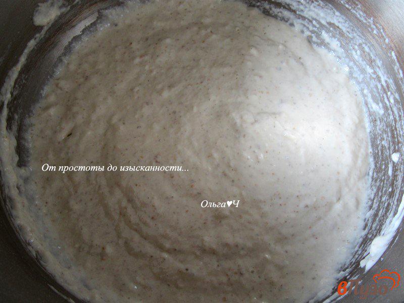 Фото приготовление рецепта: Цельнозерновой овсяный хлеб с семечками шаг №2