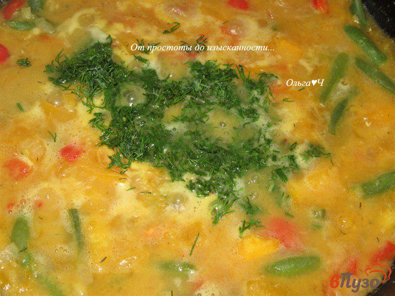 Фото приготовление рецепта: Гороховый густой суп «Светофор» шаг №6