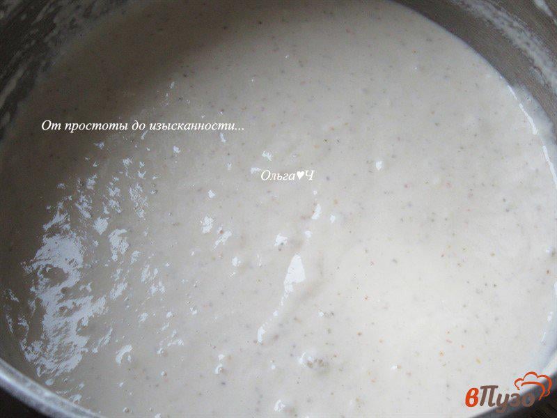 Фото приготовление рецепта: Цельнозерновой горохово-льняной хлеб шаг №2