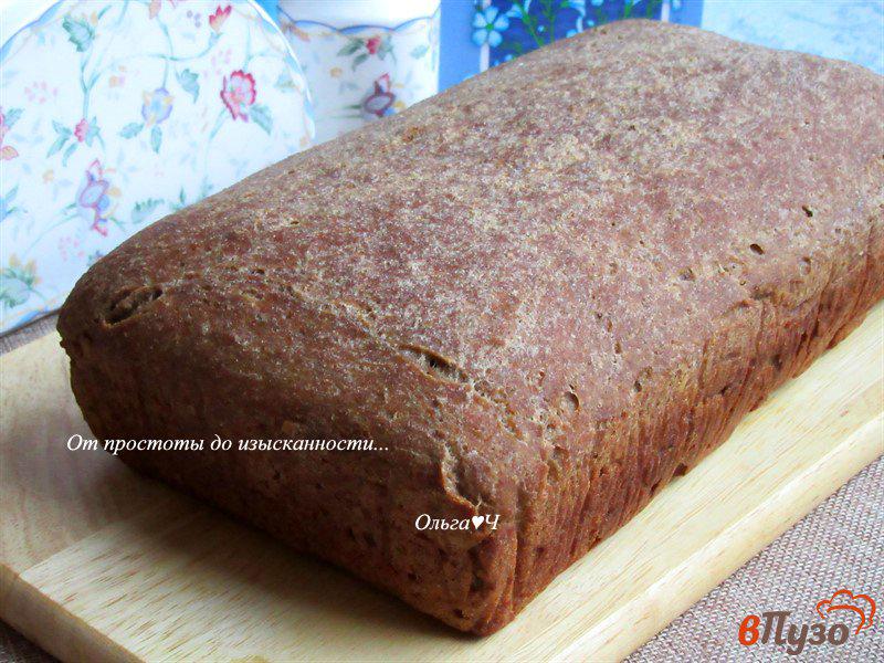 Фото приготовление рецепта: Цельнозерновой горохово-льняной хлеб шаг №6