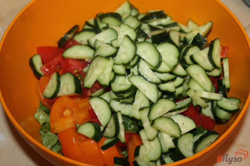 Фото приготовление рецепта: Дачный салат шаг №3