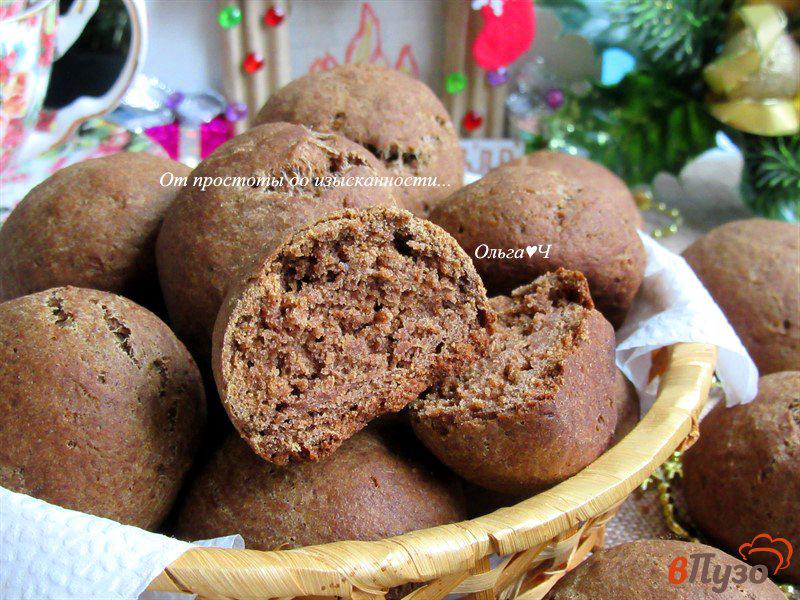 Фото приготовление рецепта: Тыквенное шоколадное печенье с кэробом шаг №7