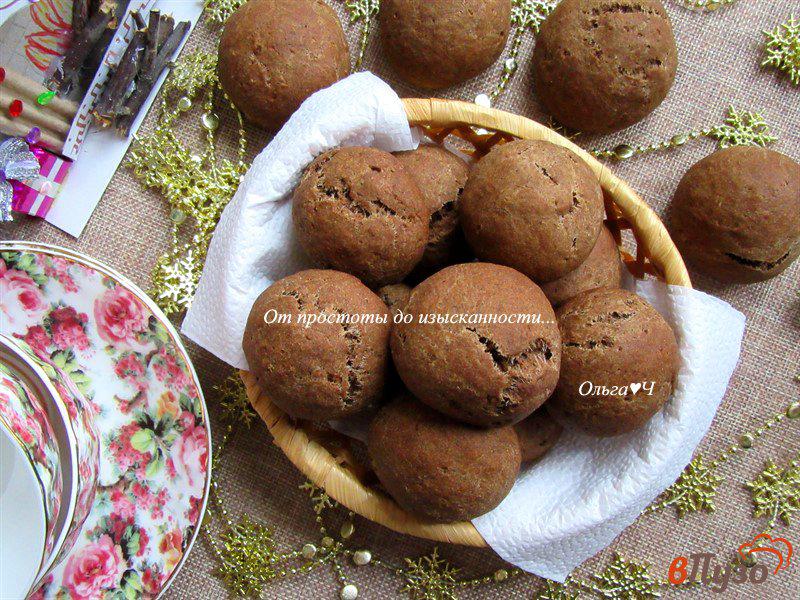 Фото приготовление рецепта: Тыквенное шоколадное печенье с кэробом шаг №6