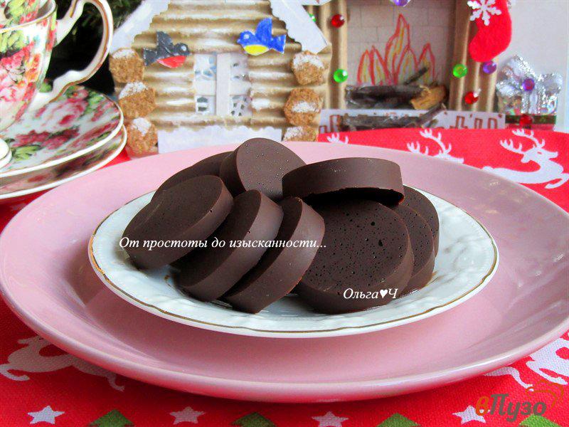 Фото приготовление рецепта: Темный шоколад на пекмезе шаг №5