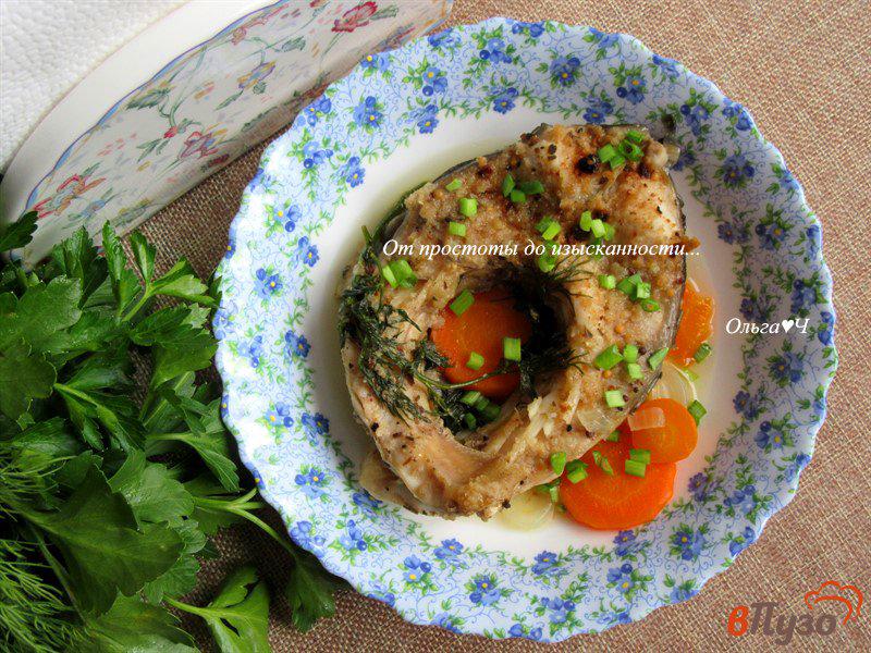 Фото приготовление рецепта: Сазан с овощами в мультиварке шаг №4
