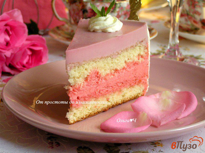 Фото приготовление рецепта: Торт «Свадьба роз» шаг №10