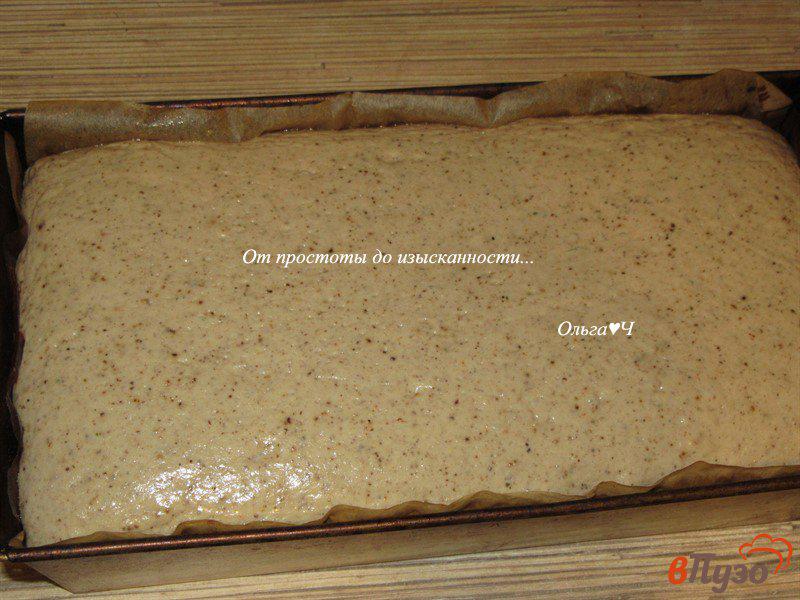 Фото приготовление рецепта: Цельнозерновой хлеб с гороховой мукой и солодом шаг №6