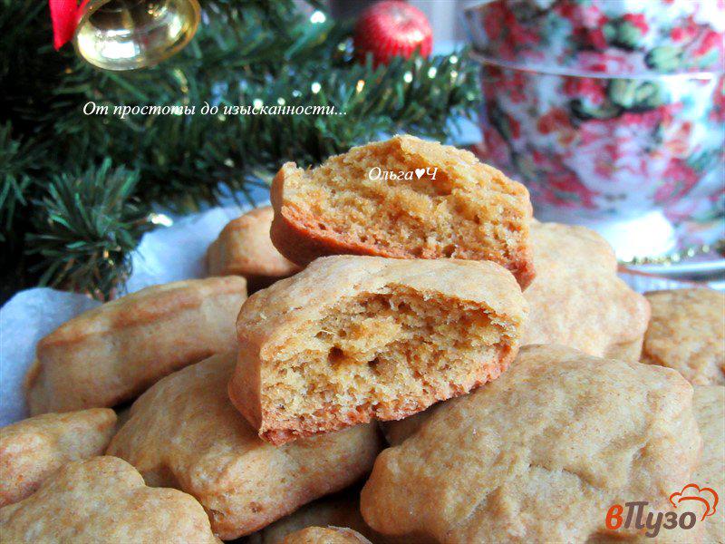 Фото приготовление рецепта: Тыквенное печенье с арахисовой пастой шаг №6