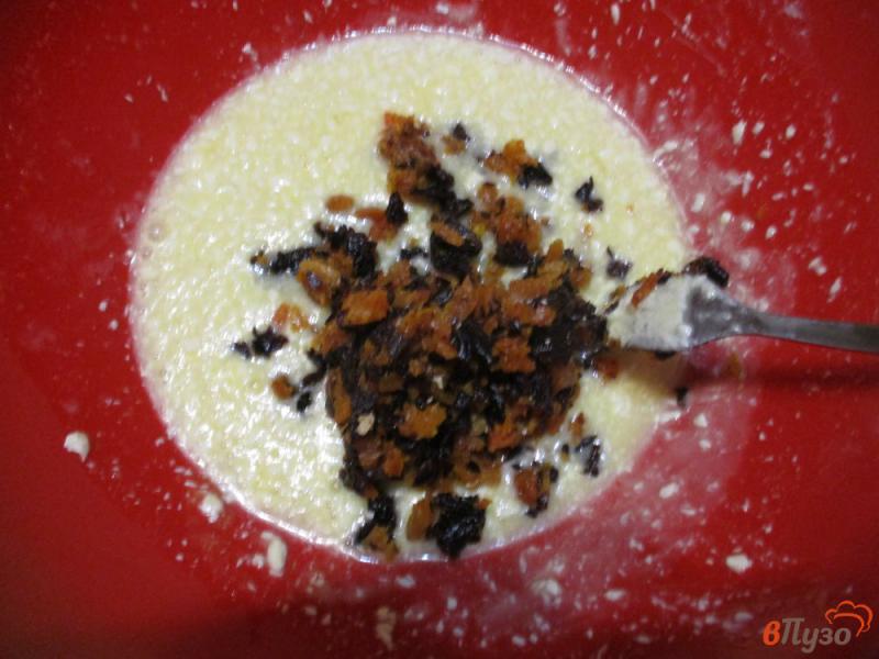 Фото приготовление рецепта: Овсяное печенье с сухофруктами шаг №6