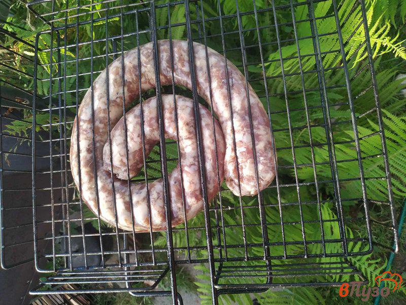 Фото приготовление рецепта: Домашняя, деревенская колбаса гриль на мангале шаг №3