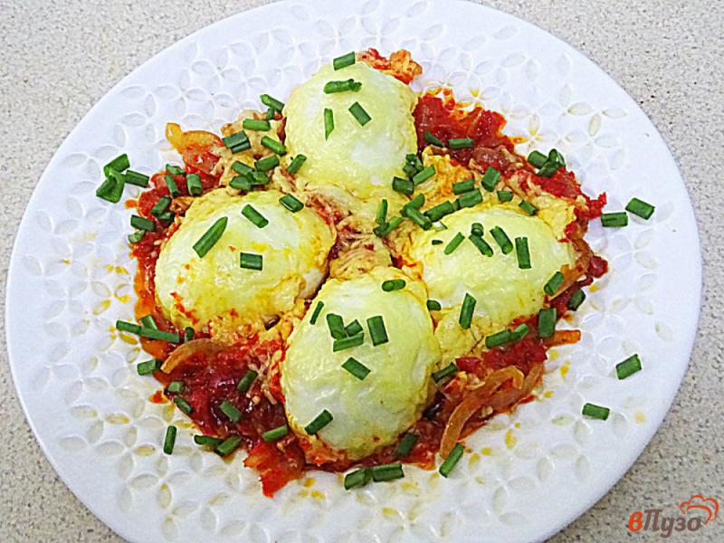 Фото приготовление рецепта: Яйца на завтрак шаг №10