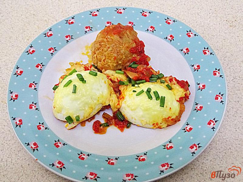 Фото приготовление рецепта: Яйца на завтрак шаг №11