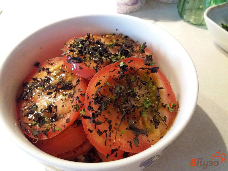 Фото приготовление рецепта: Маринованные помидоры по-итальянски шаг №5