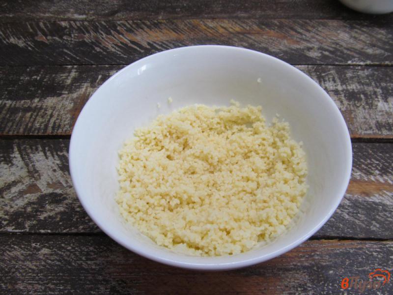 Фото приготовление рецепта: Овощное рагу с кус-кусом и холодным соусом шаг №9
