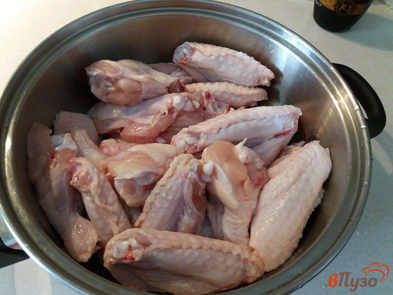 Фото приготовление рецепта: Куриные крылья барбекю шаг №2
