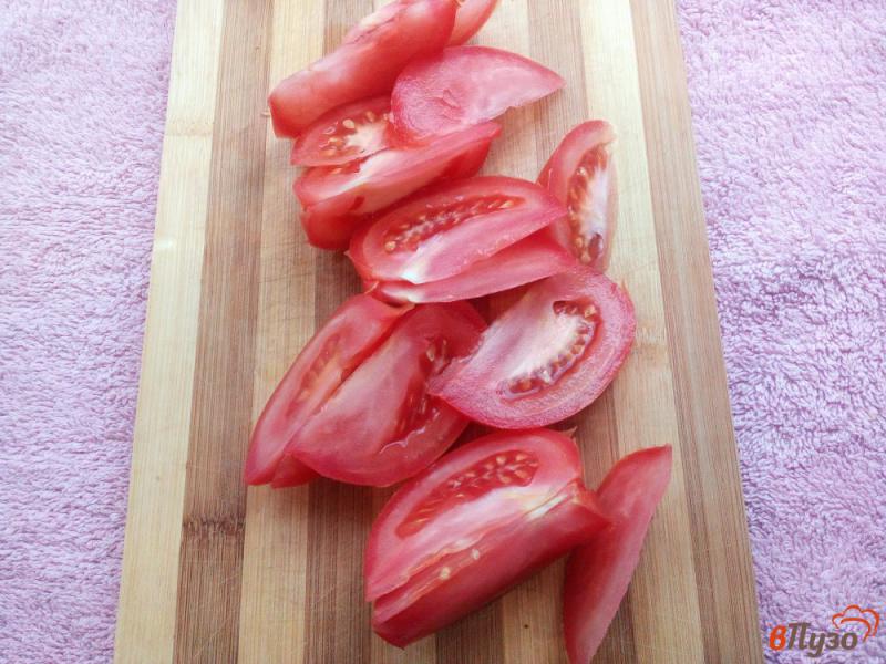 Фото приготовление рецепта: Баклажаны с помидорами шаг №3
