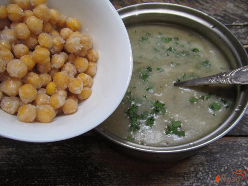 Фото приготовление рецепта: Суп из баклажанов с нутом шаг №7