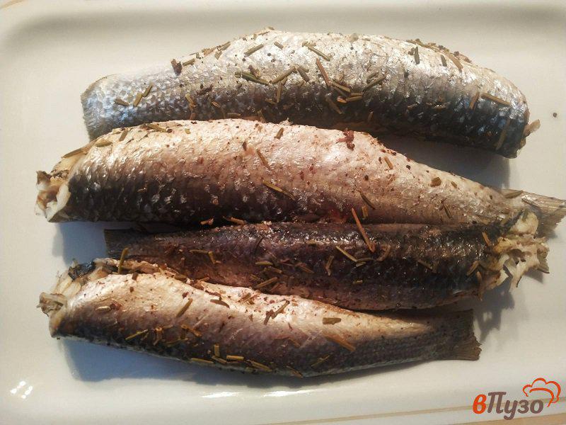 Фото приготовление рецепта: Рыба кефаль на пару с  апельсиновым соусом шаг №10