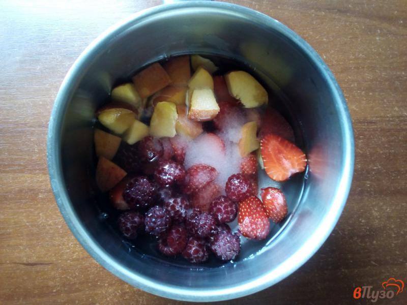 Фото приготовление рецепта: Холодный фруктовый чай шаг №1