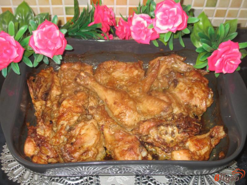 Фото приготовление рецепта: Курица запеченная кусочками в духовке шаг №5