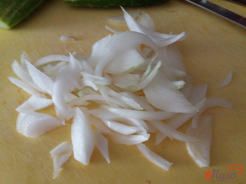 Фото приготовление рецепта: Простой овощной салат шаг №3