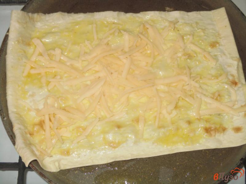 Фото приготовление рецепта: Завтрак из лаваша с сыром шаг №2