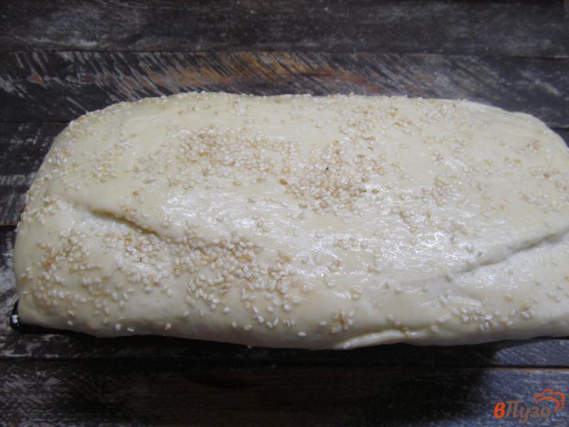 Фото приготовление рецепта: Хлеб на кунжутном молоке шаг №10