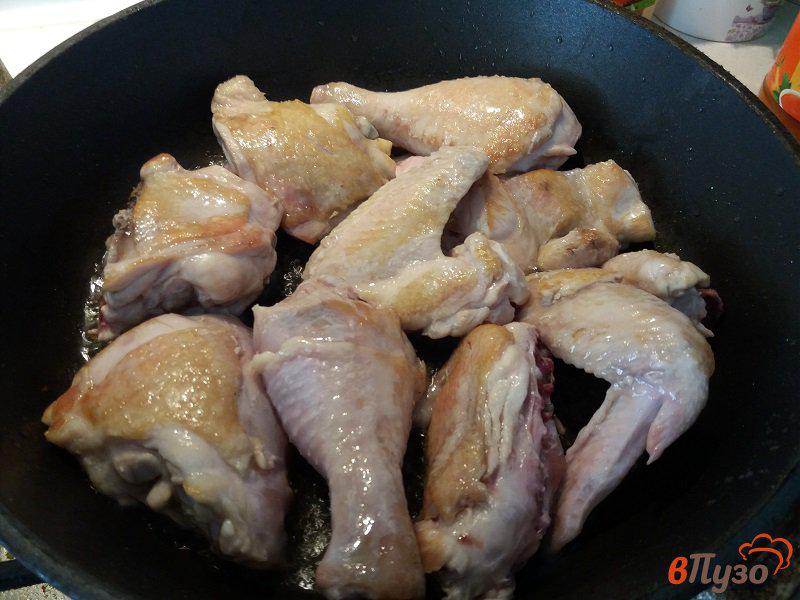 Фото приготовление рецепта: Чахохбили из курицы шаг №10