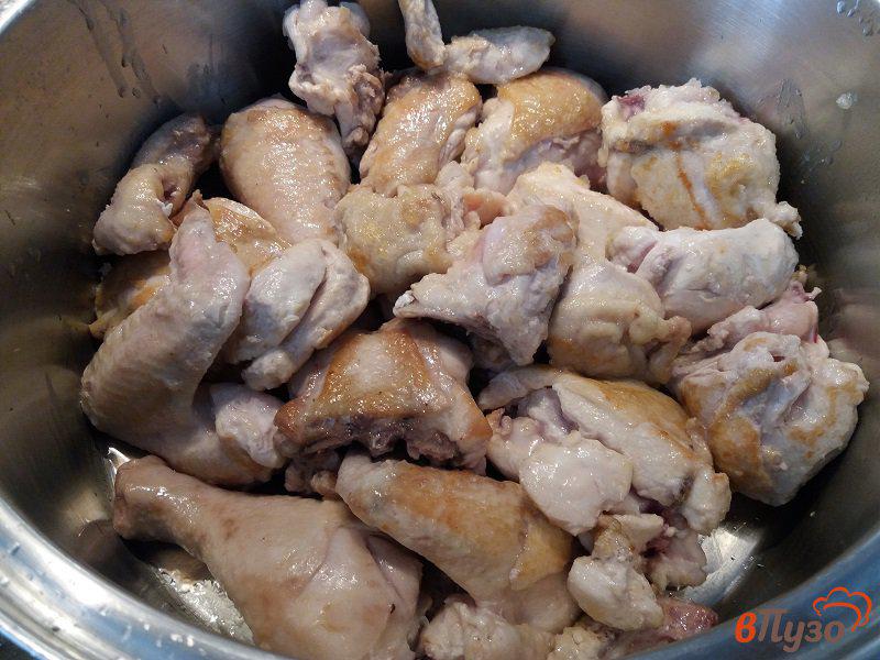 Фото приготовление рецепта: Чахохбили из курицы шаг №11