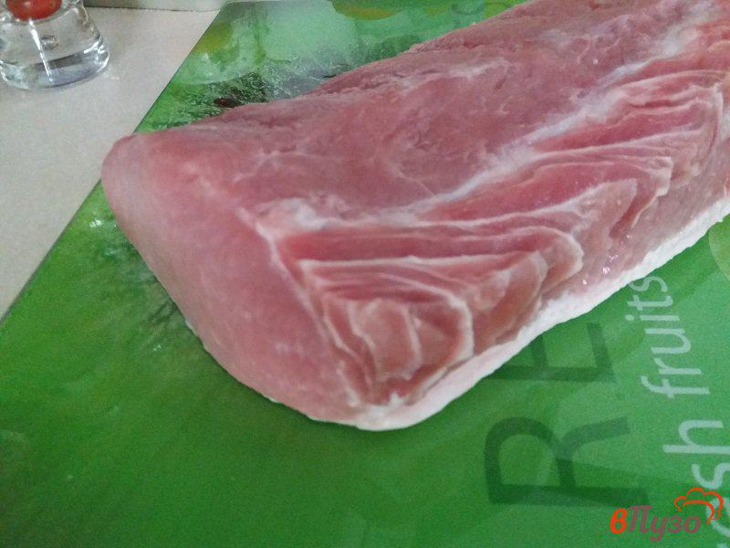 Фото приготовление рецепта: Стейк из свинины в горчичном маринаде шаг №1