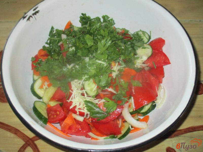 Фото приготовление рецепта: Маринованный овощной салат шаг №3
