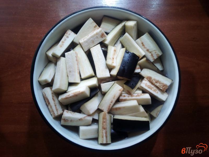 Фото приготовление рецепта: Маринованный салат из баклажан шаг №1