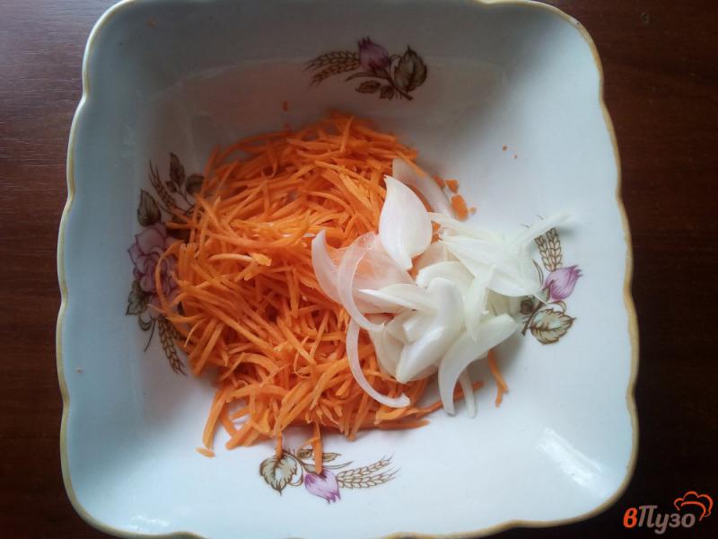 Фото приготовление рецепта: Маринованный салат из баклажан шаг №4