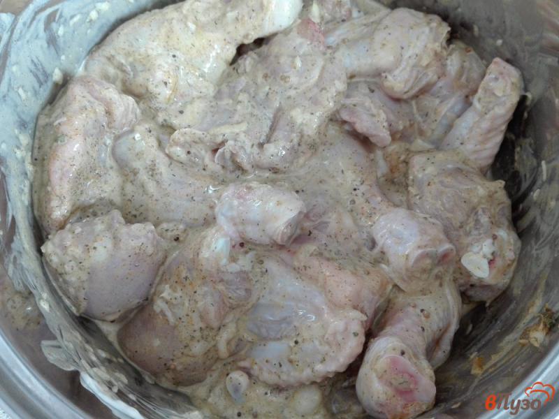Фото приготовление рецепта: Куриный шашлык в королевском маринаде шаг №6