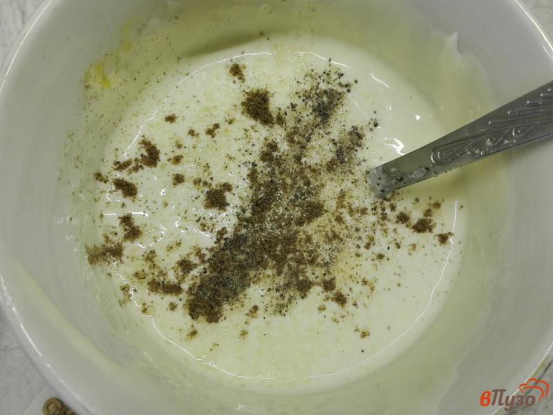 Фото приготовление рецепта: Картофельная запеканка с грибами и яйцом шаг №11