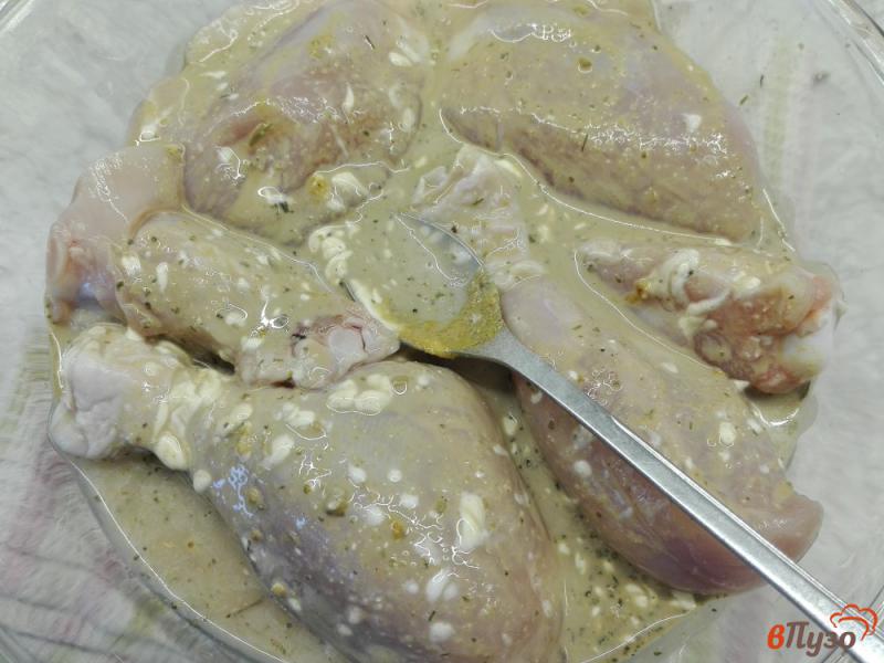 Фото приготовление рецепта: Курица в соево-горчичном маринаде шаг №4