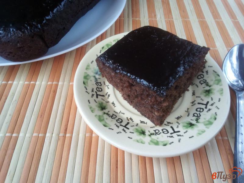 Фото приготовление рецепта: Шоколадный пирог шаг №10