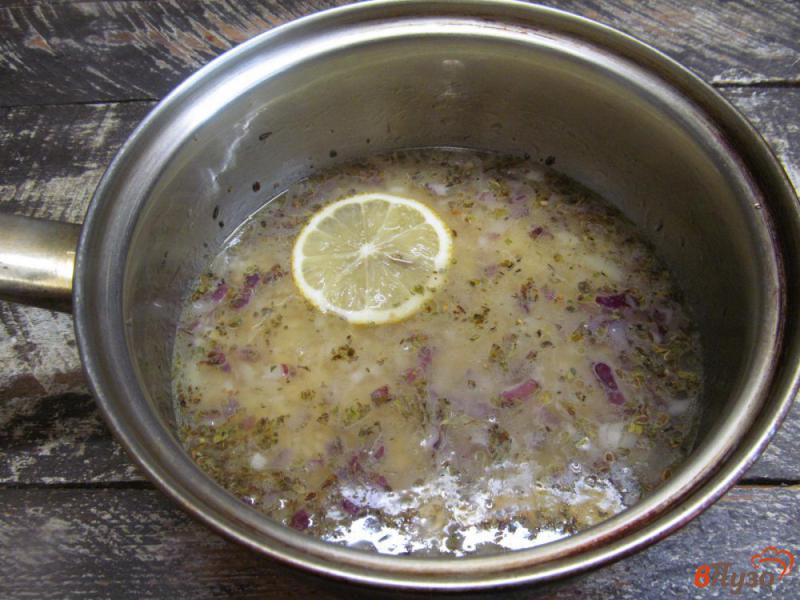 Фото приготовление рецепта: Греческая паста орзо с лимоном и травами шаг №5