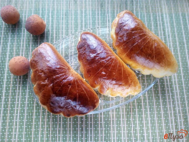 Фото приготовление рецепта: Сдобные пирожки с абрикосами шаг №13