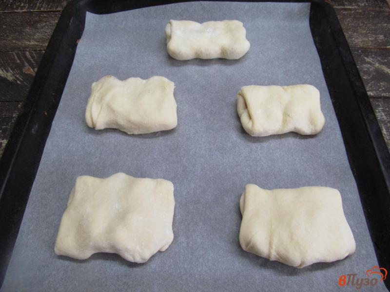 Фото приготовление рецепта: Пирожки на кефире с абрикосом шаг №10